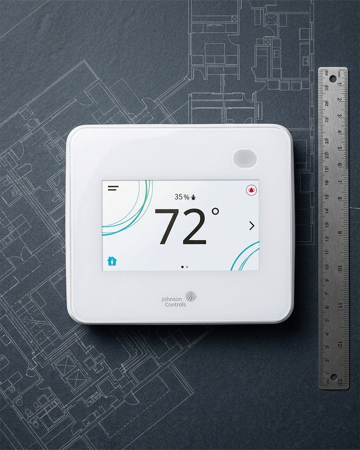 Johnson Controls TEC3630-14-000 Smart Networked HVAC Thermostat