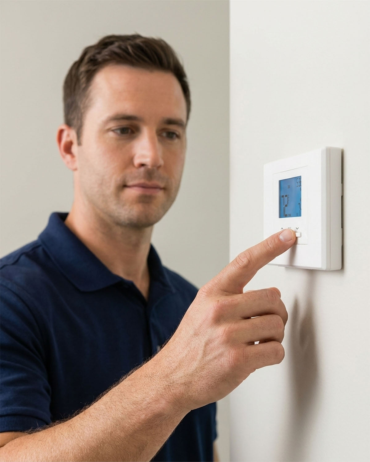 LUX Pro P521U Programmable Thermostat 5/2 Programming (2 Heat - 1 Cool)