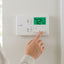 LUX P111 Dual Power Non-Programmable Thermostat, Horizontal Mount (1 Heat - 1 Cool)