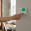 LUX P111 Dual Power Non-Programmable Thermostat, Horizontal Mount (1 Heat - 1 Cool)