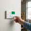 LUX P111 Dual Power Non-Programmable Thermostat, Horizontal Mount (1 Heat - 1 Cool)