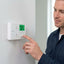 LUX P111 Dual Power Non-Programmable Thermostat, Horizontal Mount (1 Heat - 1 Cool)