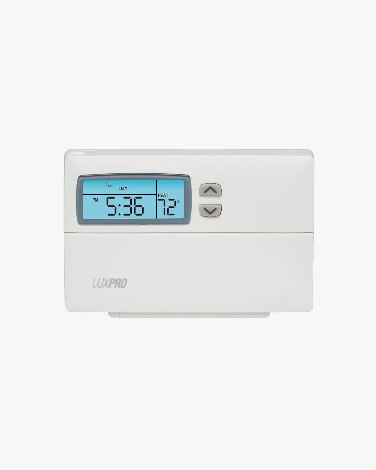 LUX Pro PSP511LC Programmable Thermostat (1 Stage Heat/ 1 Stage Cool), 5/2 Programming