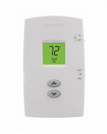 Honeywell PRO TH1110DV1009 Vertical Non-Programmable 1 Heat / 1 Cool Thermostat – Dual Powered