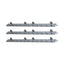 XPS Tech Bullet Polymer Hardware – 24" Wide, Gray