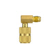 HCPRO HCABB516 90° Anti-Blowback Swivel Adapter – 5/16" x 1/4" SAE, R410A — view 8