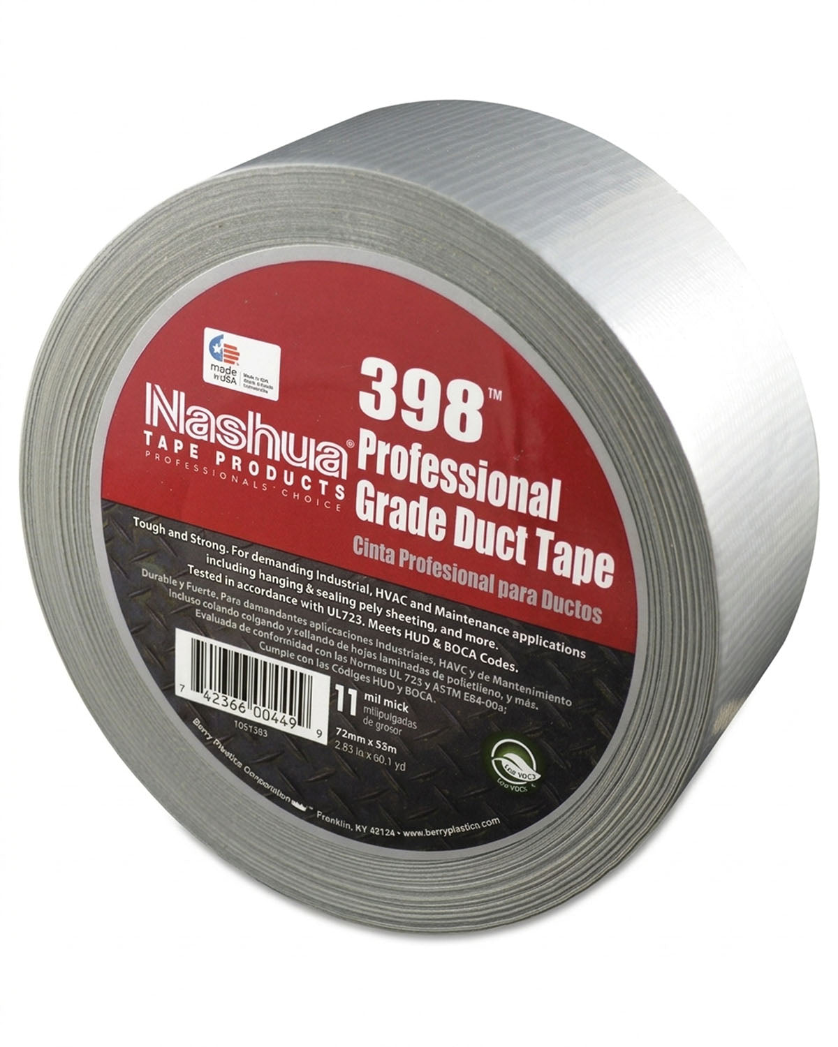 Nashua 398 Professional-Grade Duct Tape