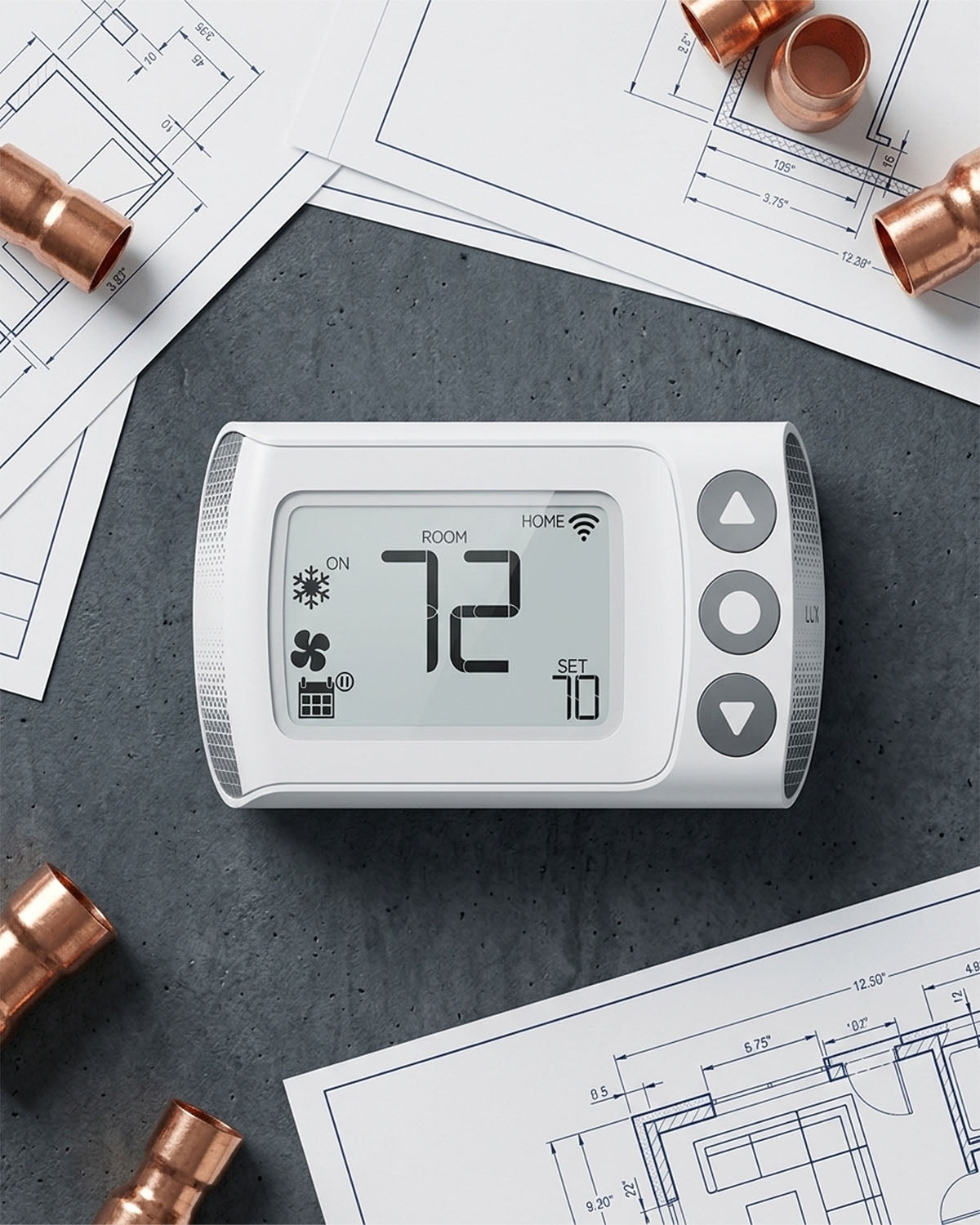 Lux CS1 – Smart Programmable Wi-Fi Thermostat