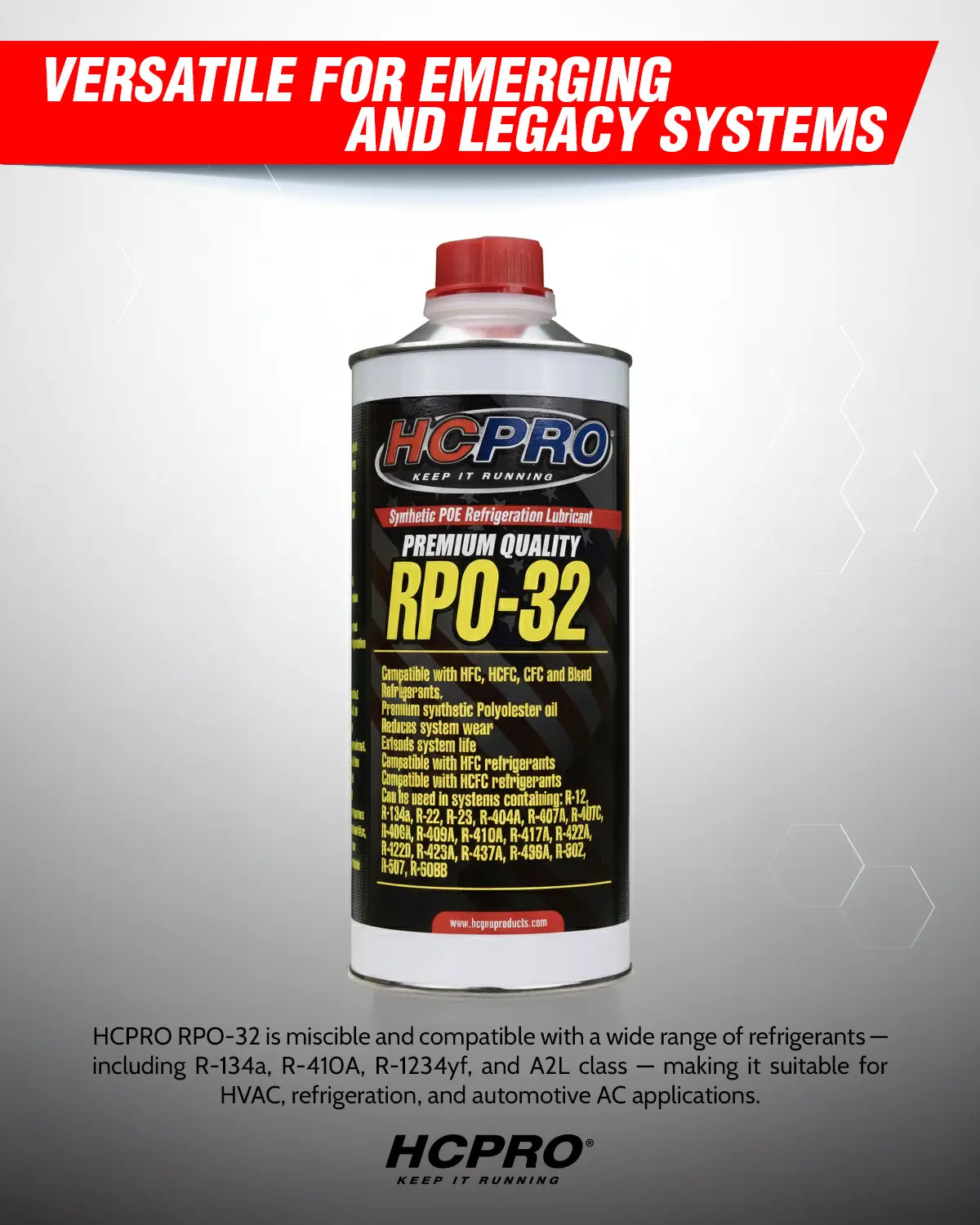 RPO-32 Synthetic Polyol Ester Refrigeration Oil image 1 — view 2