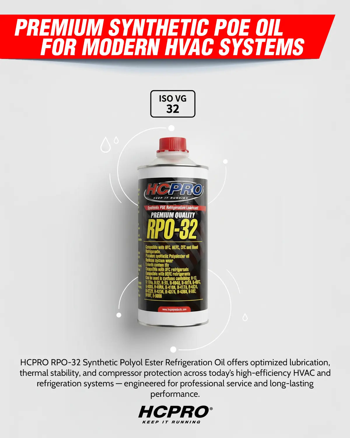 RPO-32 Synthetic Polyol Ester Refrigeration Oil image 1 — view 4
