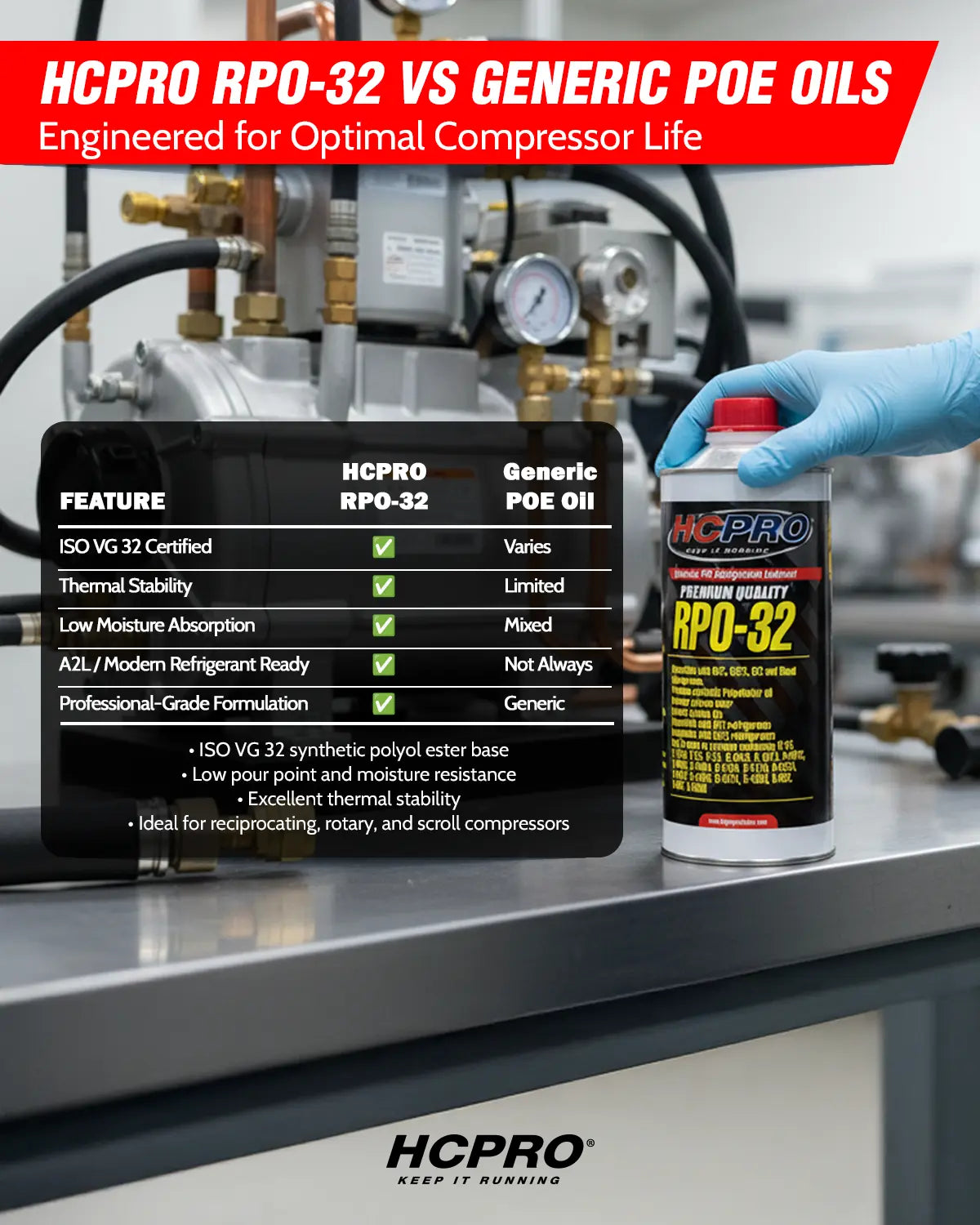 RPO-32 Synthetic Polyol Ester Refrigeration Oil image 1 — view 5
