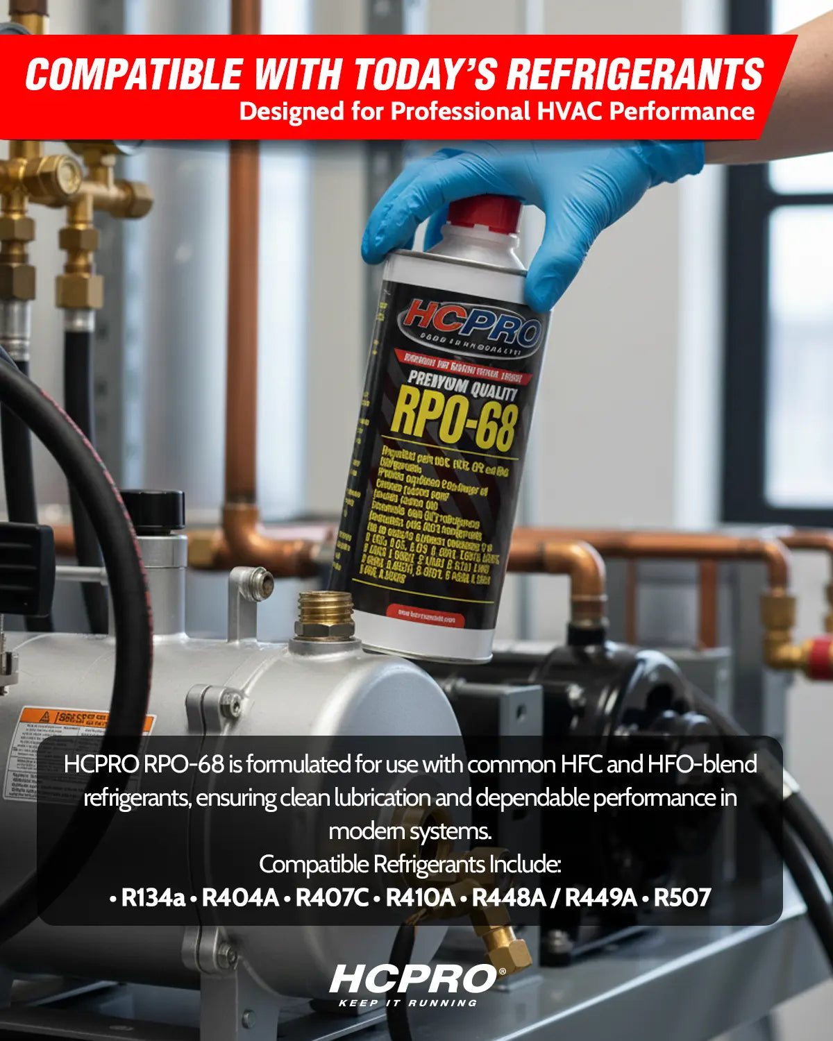 RPO-68 Synthetic Polyol Ester Refrigeration Oil image 1 — view 4