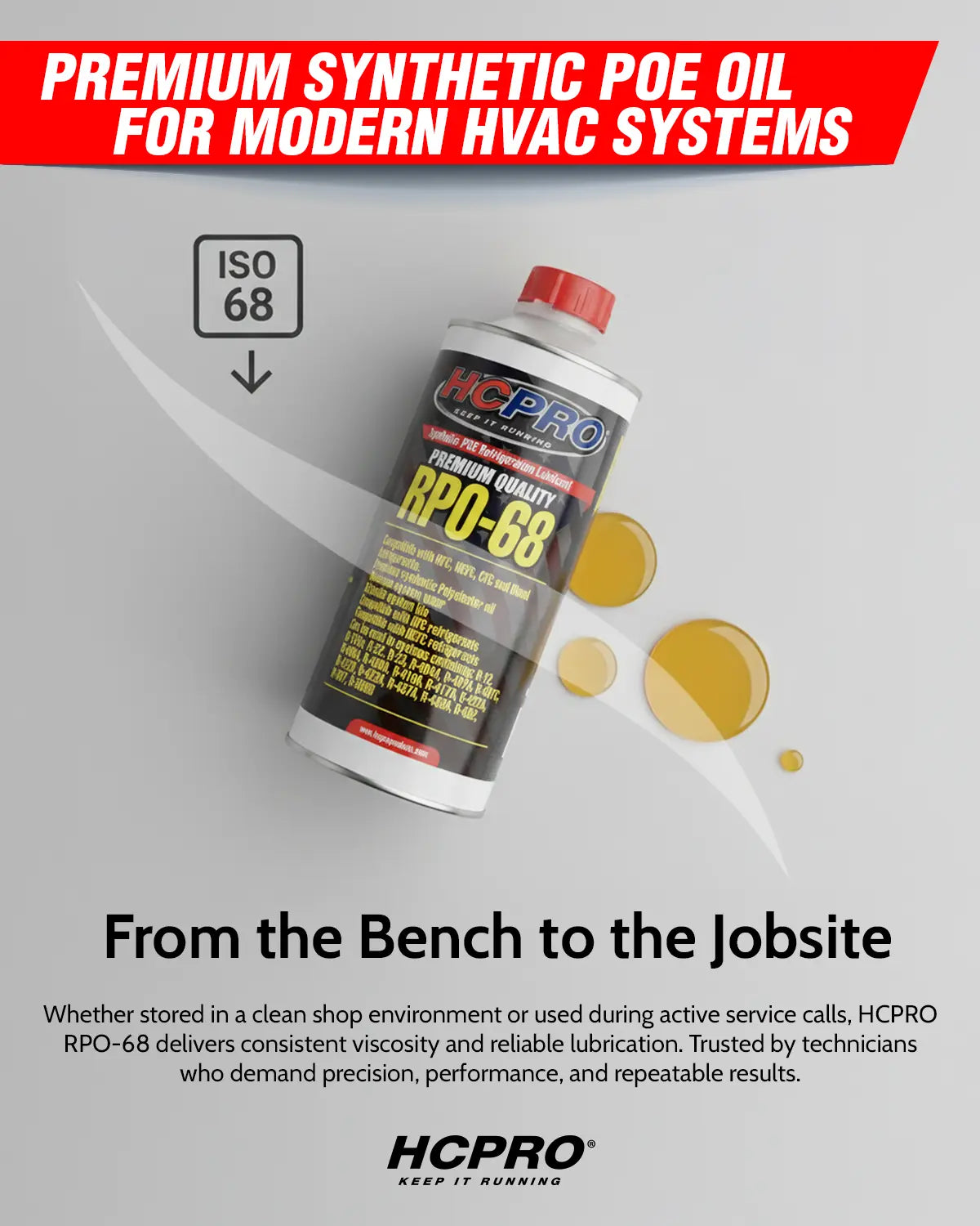 RPO-68 Synthetic Polyol Ester Refrigeration Oil image 1 — view 5