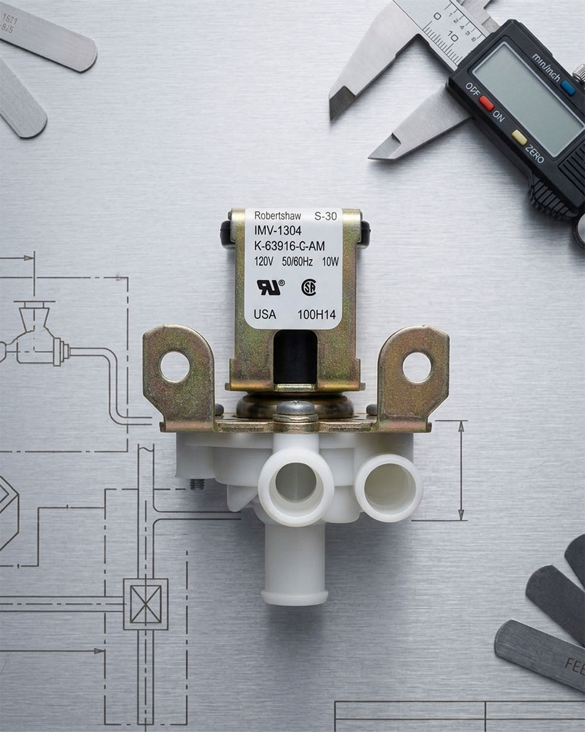 Robertshaw IMV-1304 Commercial Icemaker Water Valve S-30