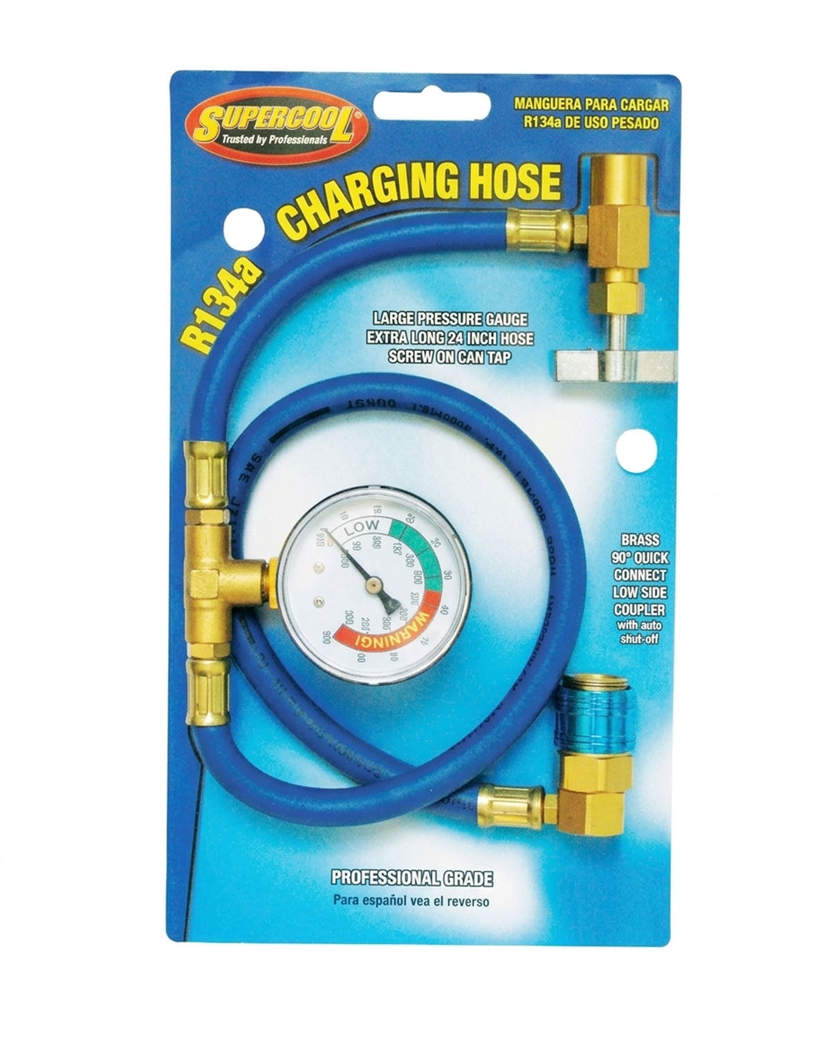 Supercool R-134a Can Tap, Hose & Gauge