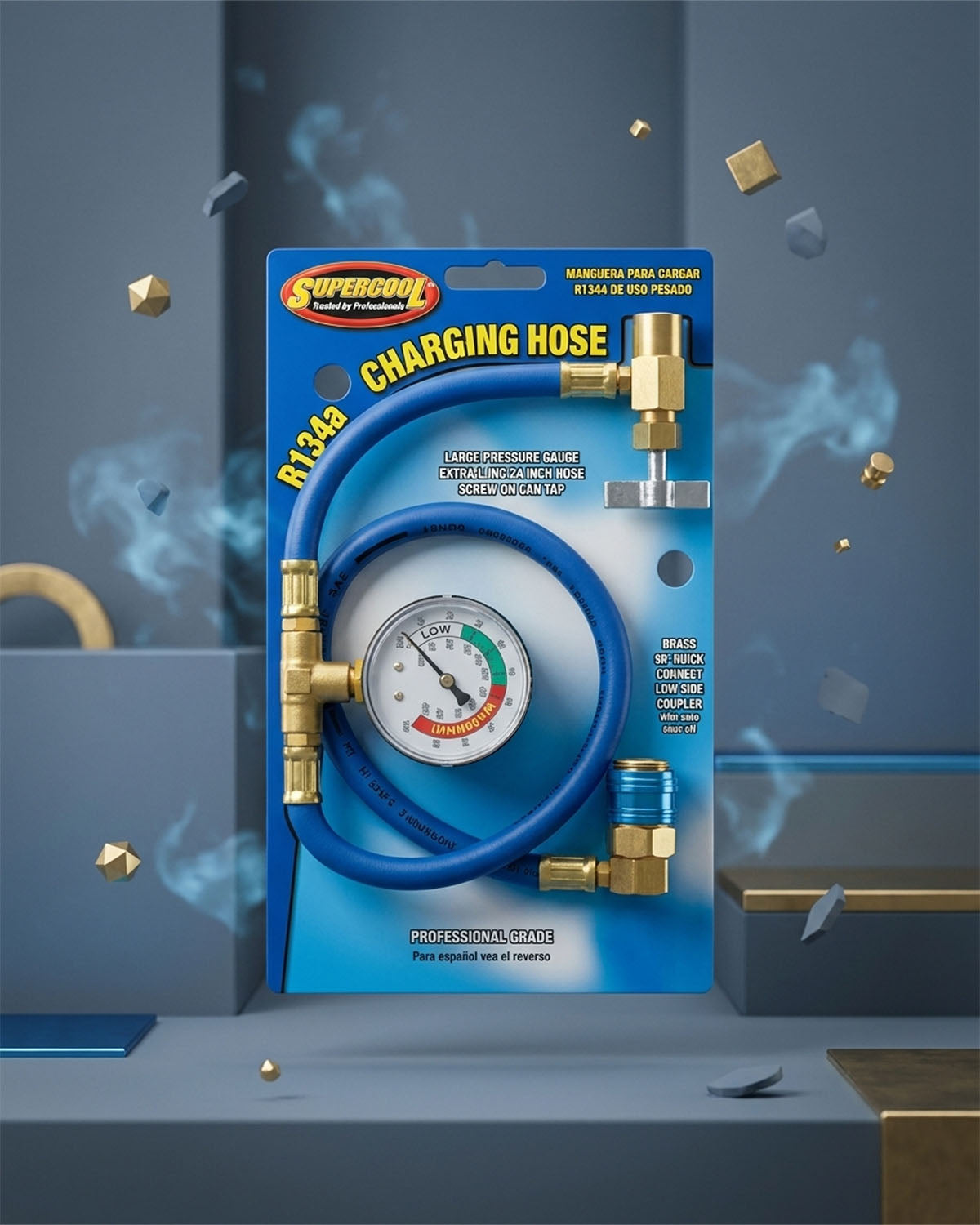 Supercool R-134a Can Tap, Hose & Gauge
