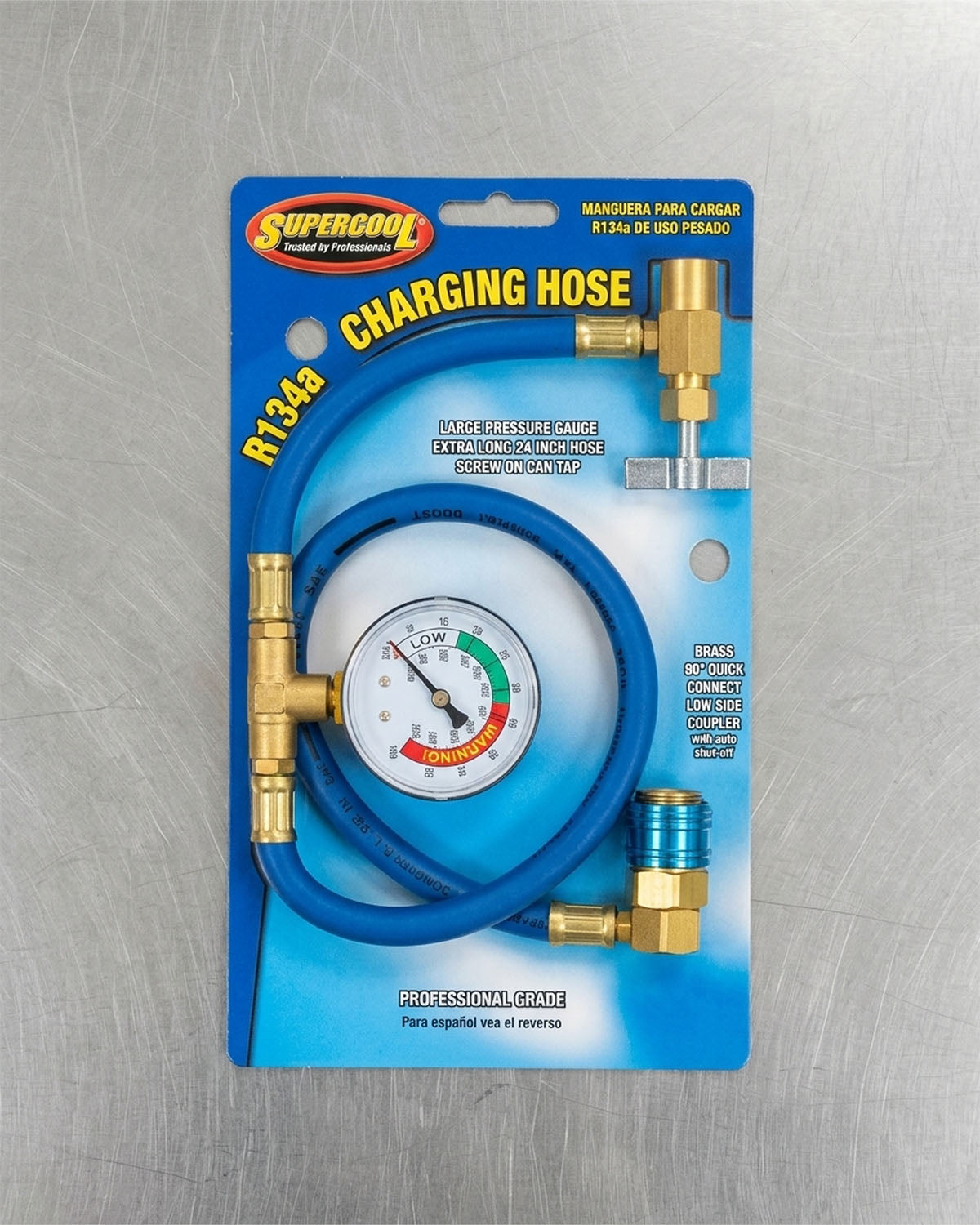 Supercool R-134a Can Tap, Hose & Gauge