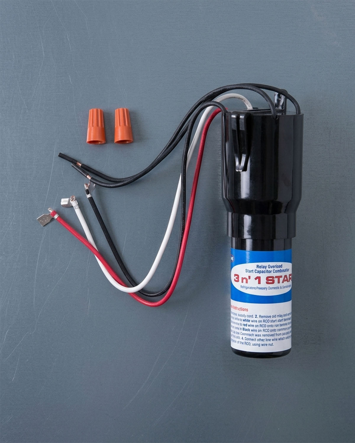 Supco URCO410 universal relay overload capacitor for refrigeration compressors — view 2
