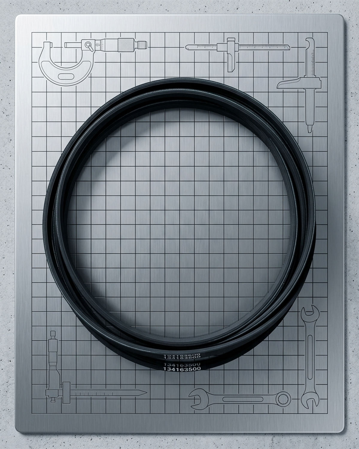 Supco LB029 dryer drum belt replacement for clothes dryers — view 2