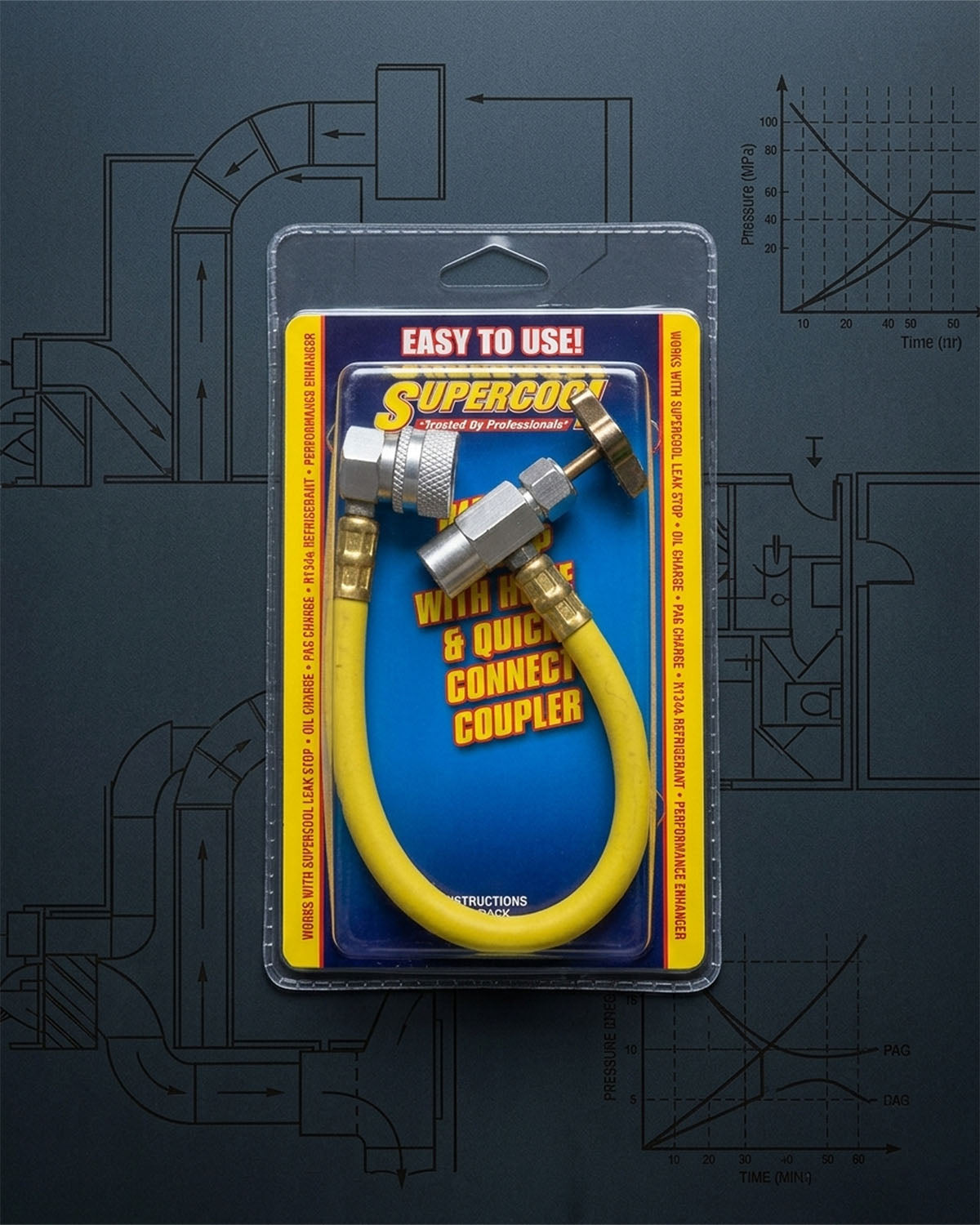 Supercool R-134a Can Tap & Hose