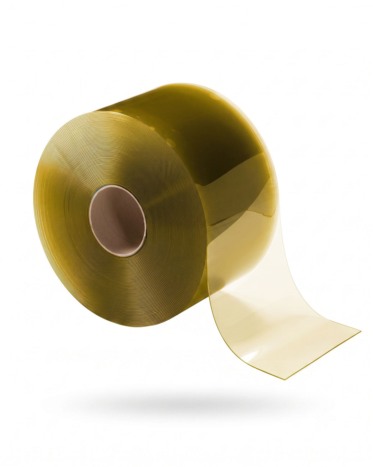 XPS Tech yellow anti insect PVC strip curtain roll, 0.080 in thick, 300 ft — view 4