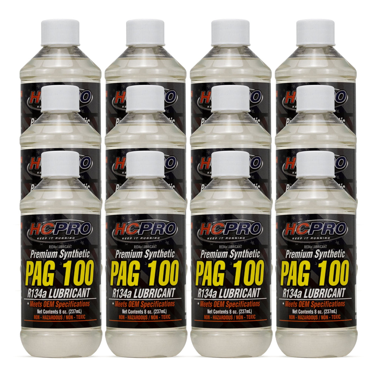 HCPRO PAG 100 R134a A/C Compressor Oil – 8 oz, ISO VG 100, Standard Domestic Systems — view 9