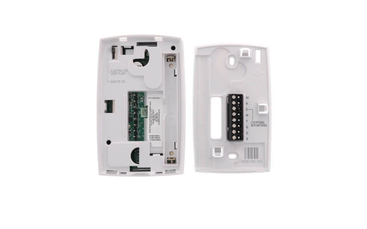 Honeywell PRO TH1110DV1009 Vertical Non-Programmable 1 Heat / 1 Cool Thermostat – Dual Powered image 2