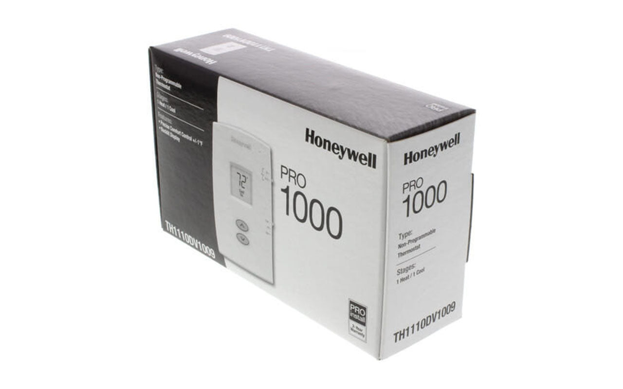 Honeywell PRO TH1110DV1009 Vertical Non-Programmable 1 Heat / 1 Cool Thermostat – Dual Powered image 4