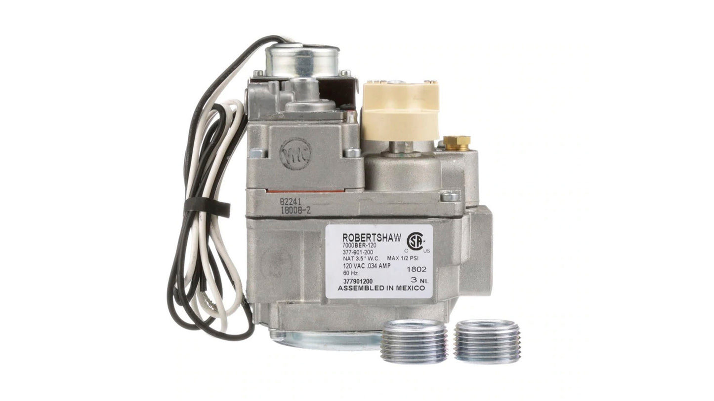 Robertshaw 700-453 Milivolt Selenoid Gas Valve 120V 3/4" x 3/4" Line image 0