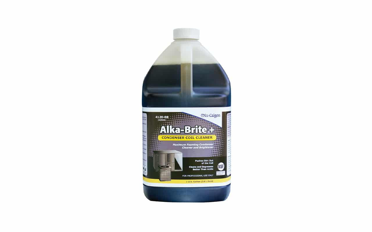 NU-CALGON 4120-08 Alka-Brite Plus 1 gal bottle, Brown - Single 1 Gallon Bottle image