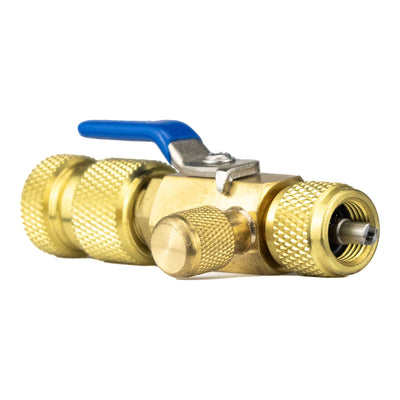 HCPRO HCEVCK14 Vacuum-Rated Valve Core Removal Tool – 1/4" F x 3/8" M, Side Port