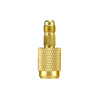HCPRO HCABB14 Straight Anti-Blowback Adapter – 1/4" SAE x 1/4" SAE Male, Brass