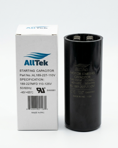 Alltek 189-227 MFD 110-125V Motor Start Capacitor UL Certified