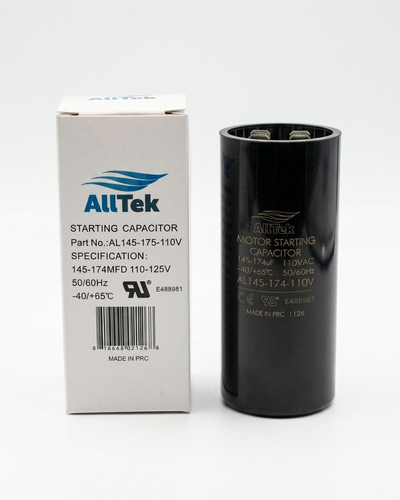 Alltek 145-175 MFD 110-125V Motor Start Capacitor UL Certified