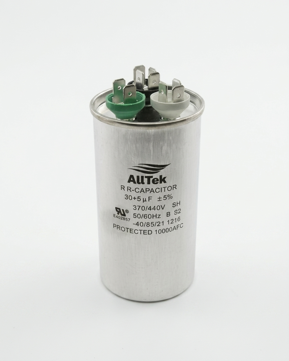 Alltek 30+5uf 370-440V AC HVAC Round Run Capacitor