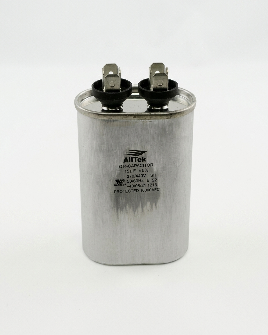 Alltek 15uf 370/440V HVAC Oval Run Capacitor