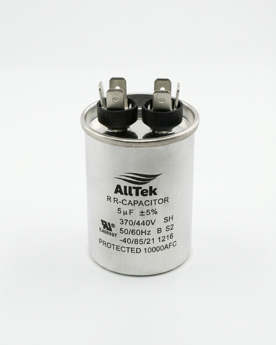 Alltek 5uf 370-440V HVAC Round Run Capacitor