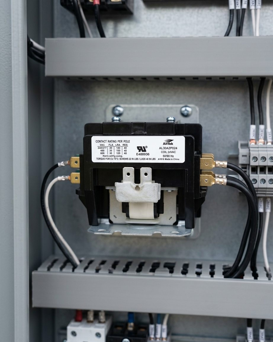 Alltek 30 Amp 2 Pole 24V Coil HVAC Definite Purpose Contactor