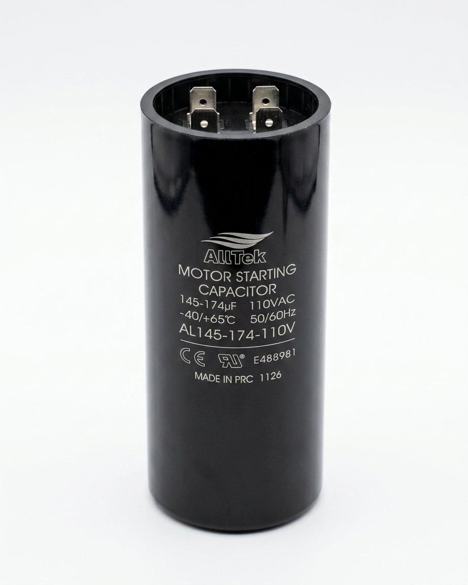 Alltek 145-175 MFD 110-125V Motor Start Capacitor UL Certified
