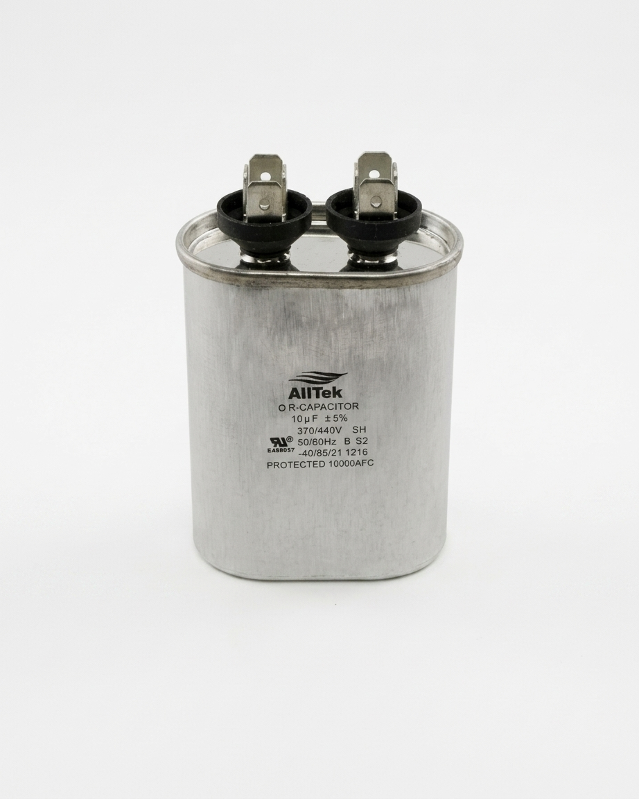 Alltek 10uf 370-440V HVAC Oval Run Capacitor
