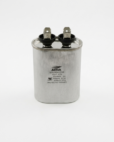 Alltek 10uf 370-440V HVAC Oval Run Capacitor